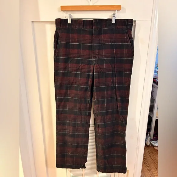 Dickies Alma Plaid Corduroy Pants men’s 36